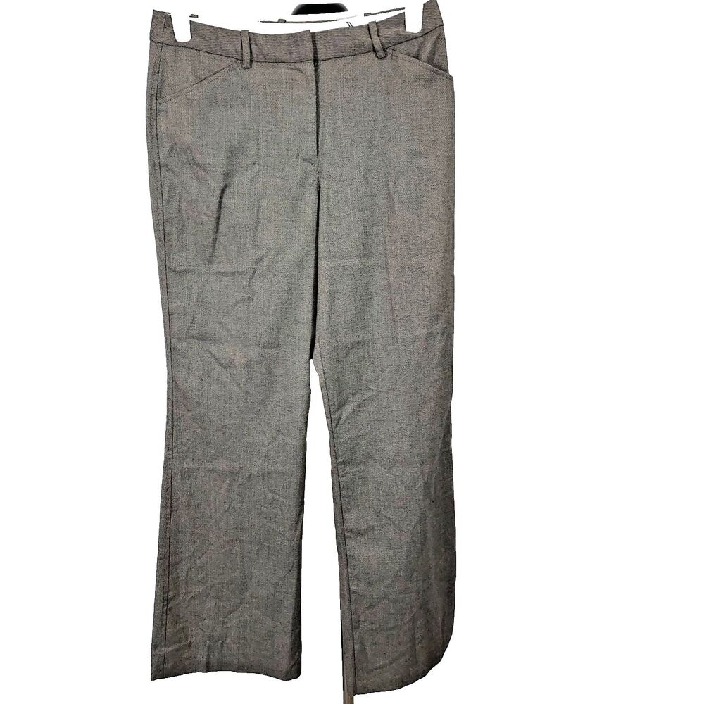 Worthington Dress Pants Womens Size 10 Tan Black Trouser Modern Fit Office NWT